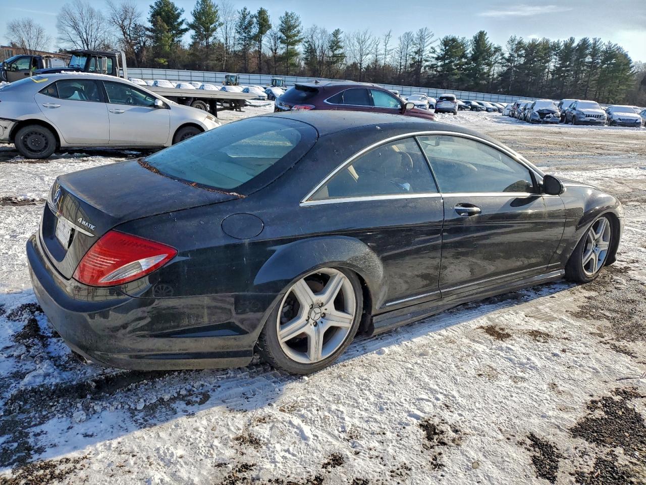 2009 Mercedes-benz Cl 550 4matic Black vin: WDDEJ86X59A019520