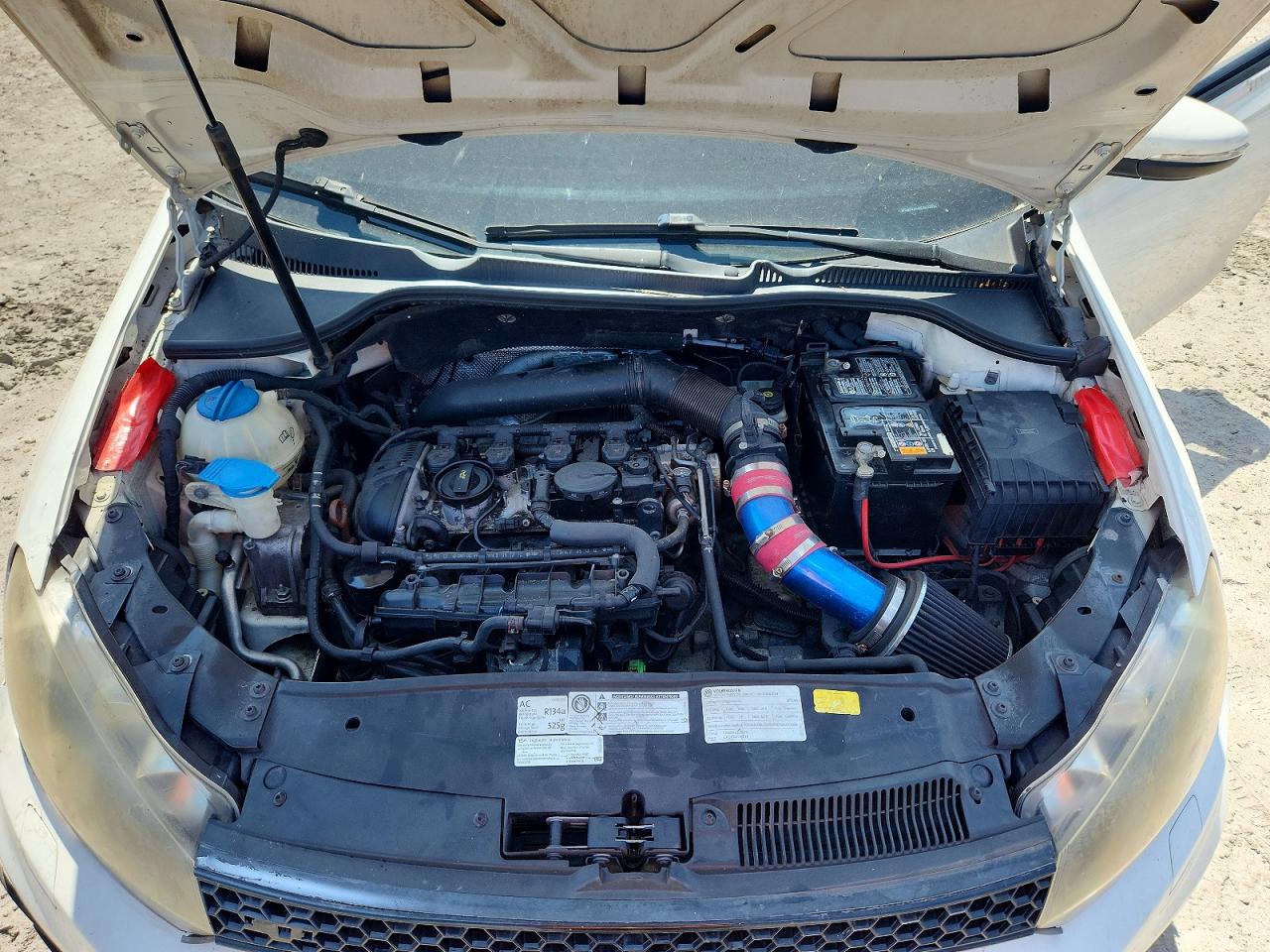2012 Volkswagen Gti Белый vin: WVWFD7AJ4CW333592