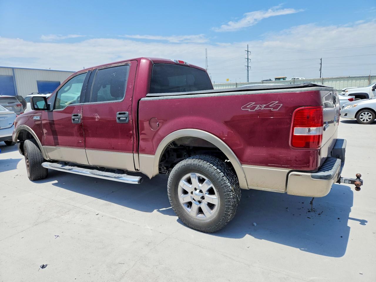 2004 Ford F150 Supercrew Бордовый vin: 1FTPW14524KD64438