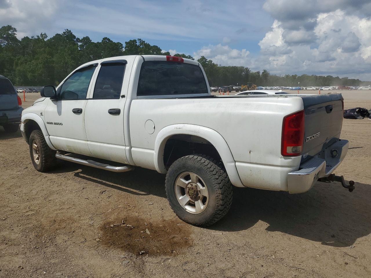 2005 Dodge Ram 2500 St White vin: 3D7KS28C85G766208