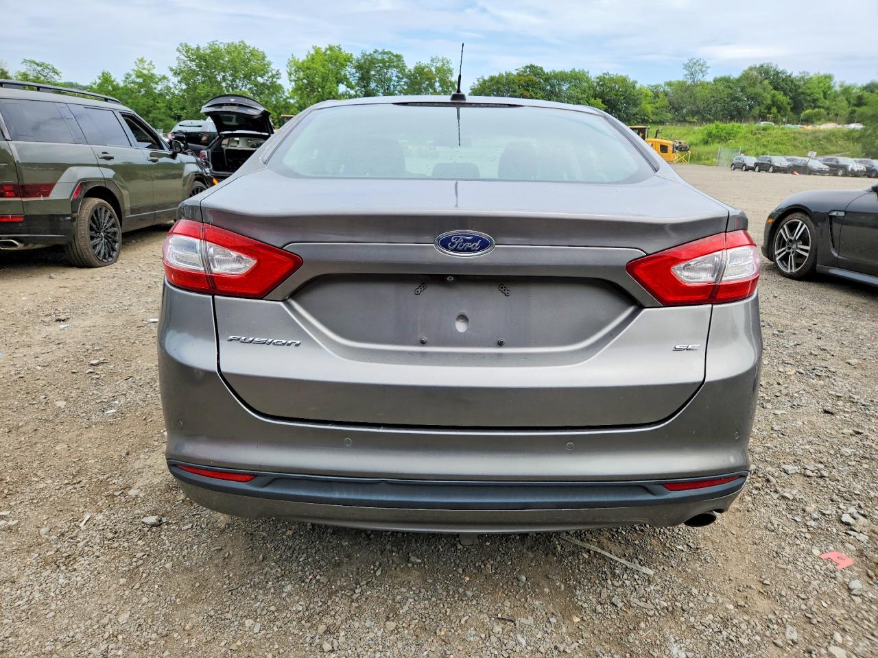 2013 Ford Fusion Se Gray vin: 3FA6P0H74DR173636