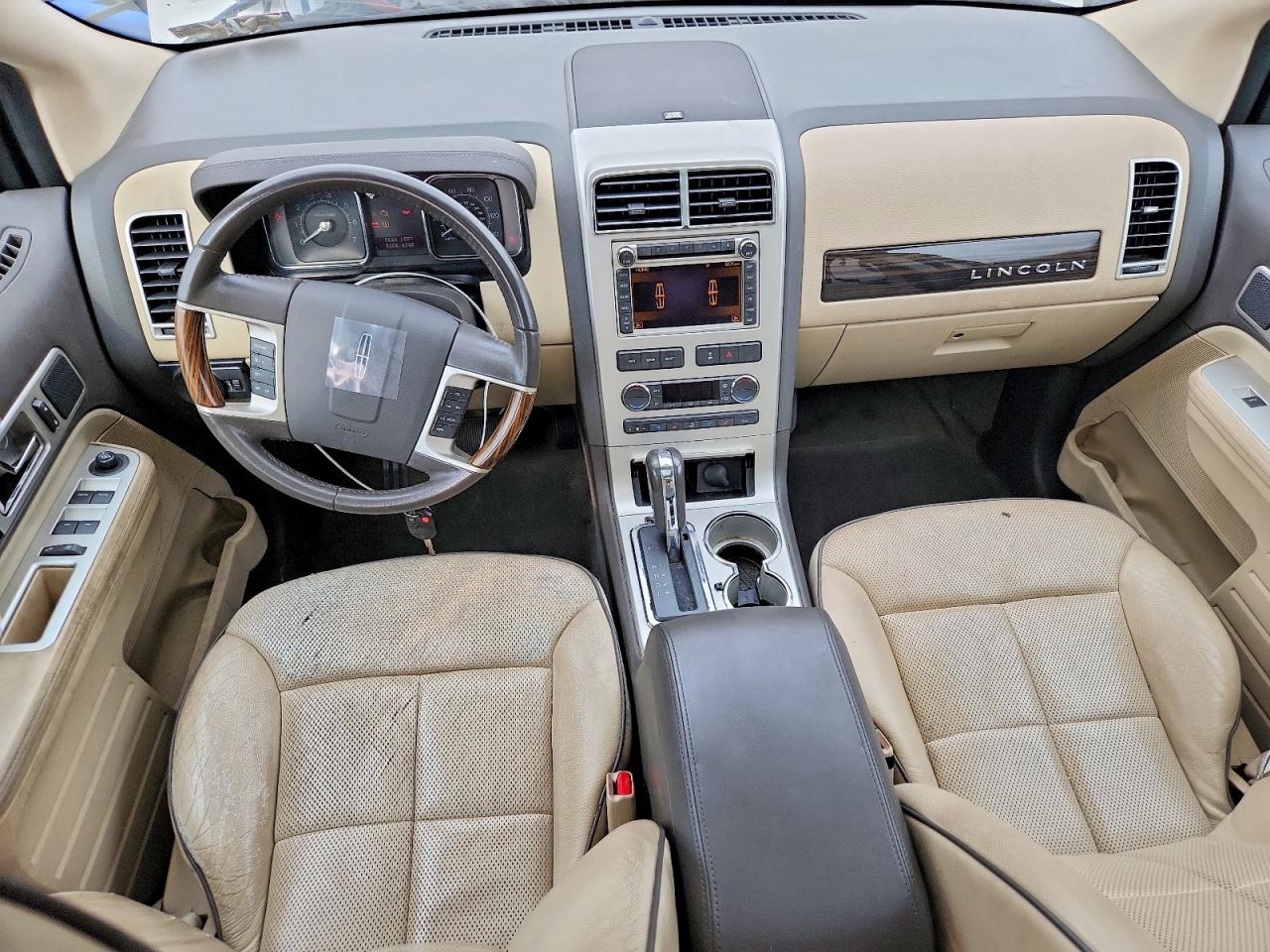 2010 Lincoln Mkx White vin: 2LMDJ8JC5ABJ23413
