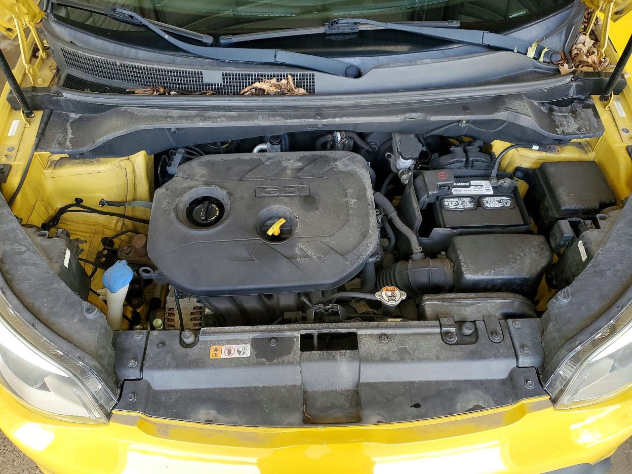 2014 Kia Soul + Yellow vin: KNDJP3A57E7084246