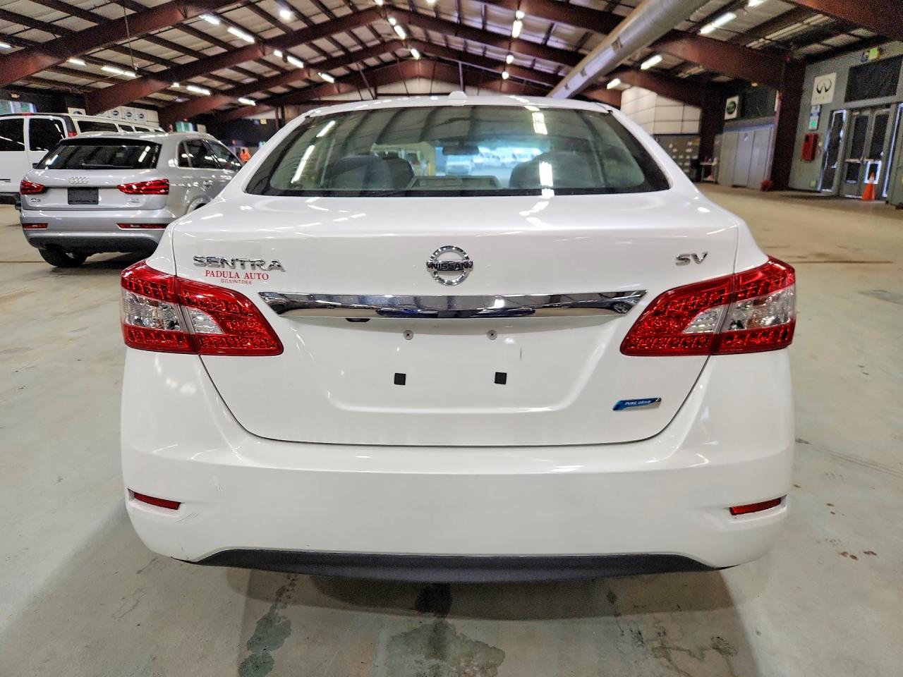 2013 Nissan Sentra S White vin: 3N1AB7AP8DL799606