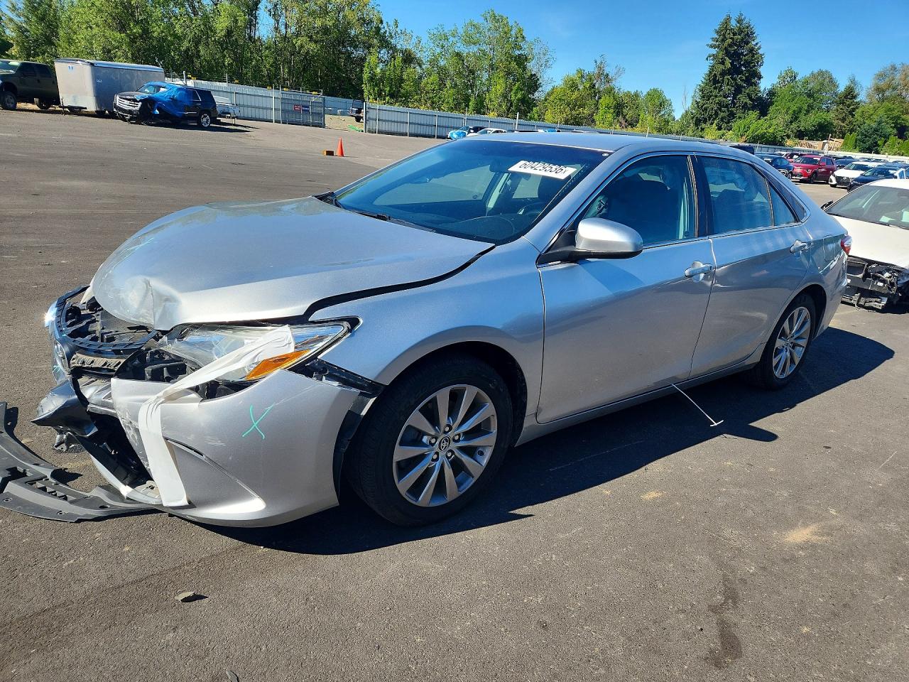 2015 Toyota Camry Xle Silver vin: 4T4BF1FK8FR507690