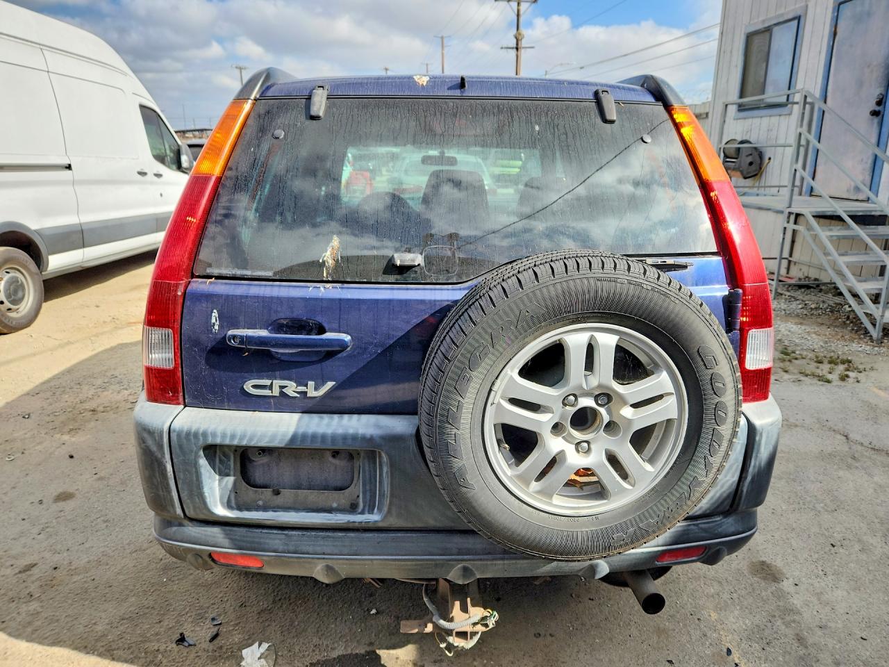 2004 Honda Cr-v Ex Blue vin: JHLRD78894C020009