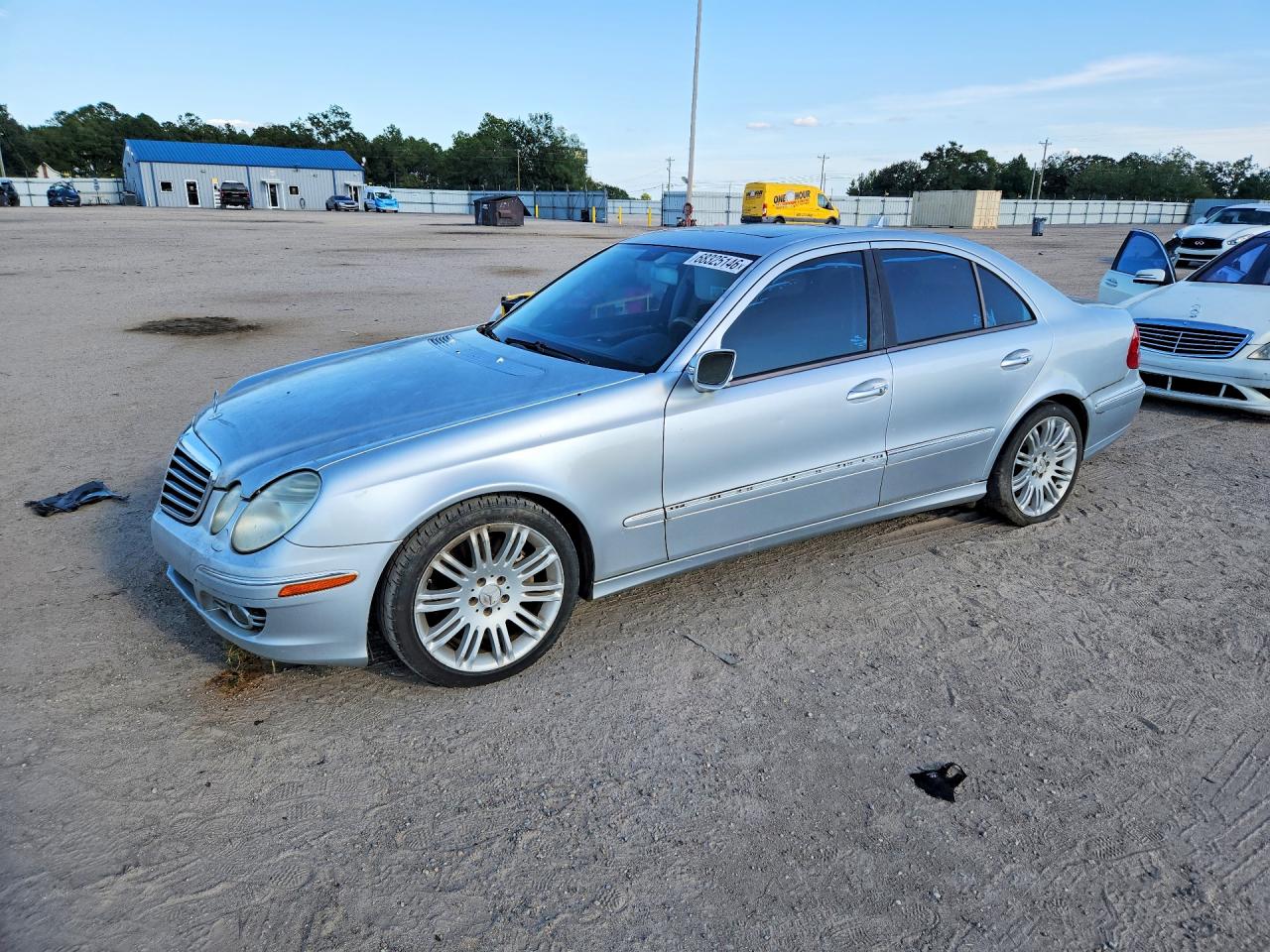 2007 Mercedes-benz E 350 Silver vin: WDBUF56XX7B153855