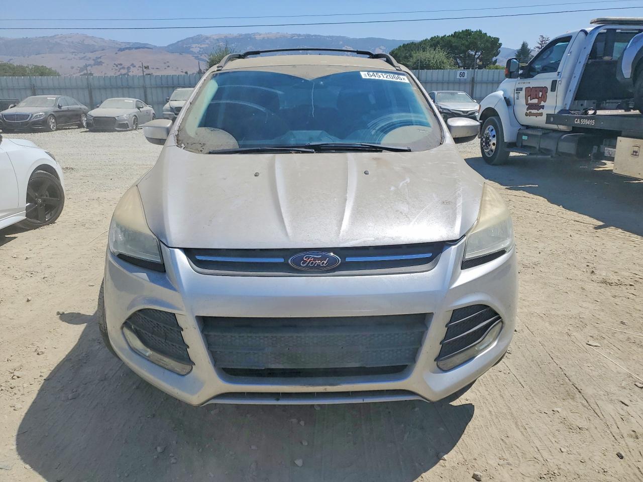 2014 Ford Escape Se Silver vin: 1FMCU0GX3EUA85044