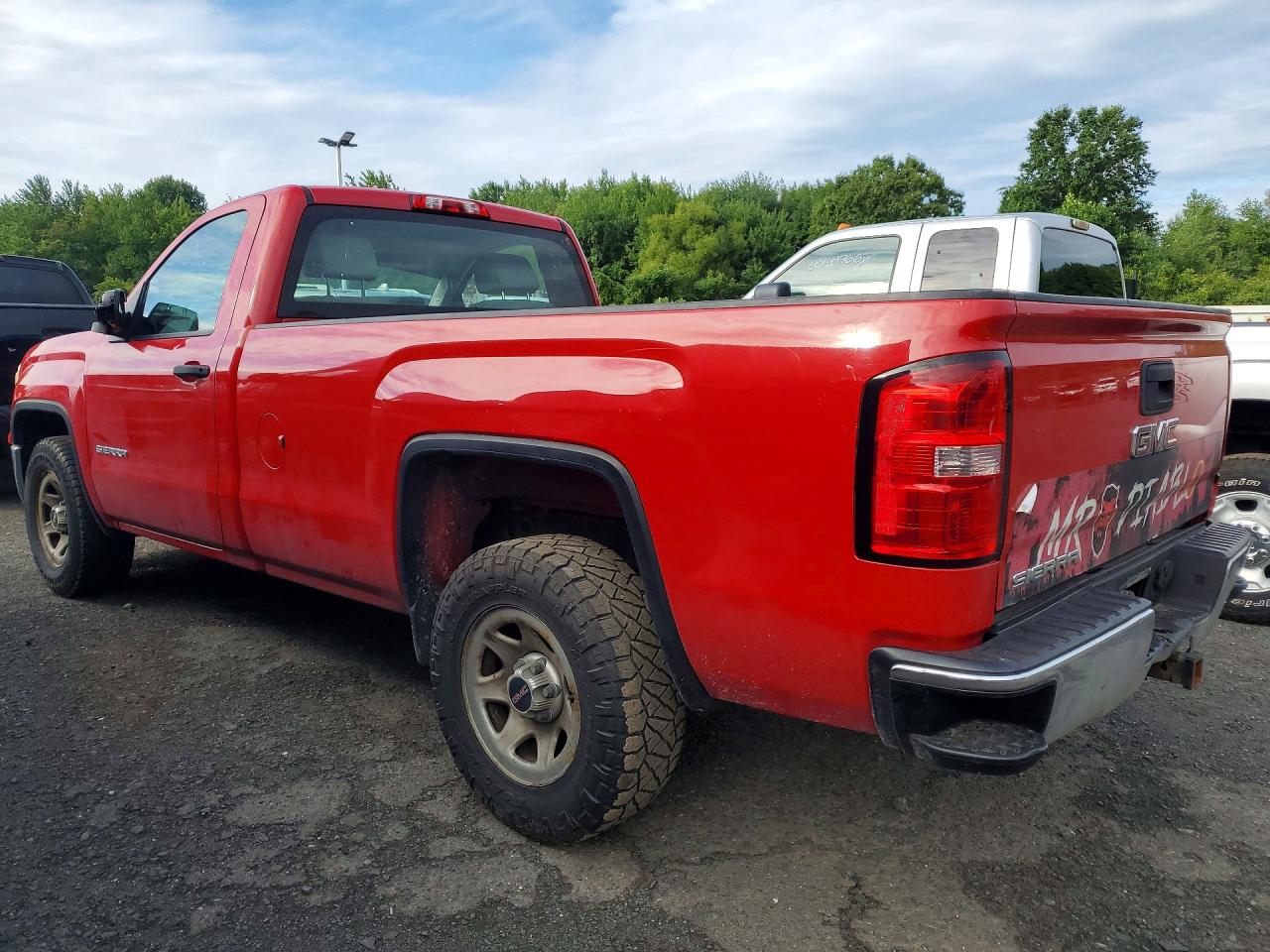 2014 Gmc Sierra C1500 Red vin: 1GTN1TEH1EZ212671
