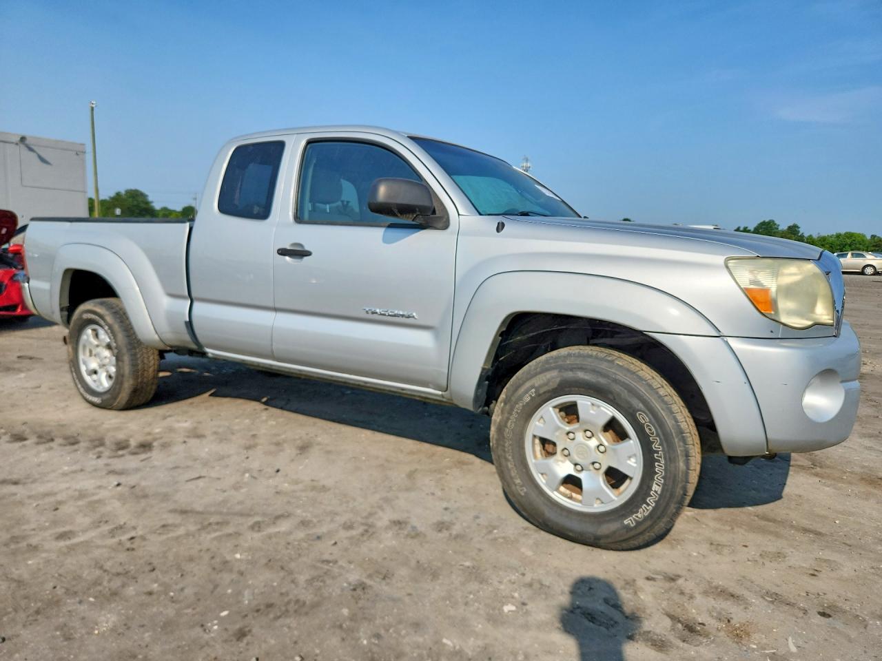 2006 Toyota Tacoma Prerunner Access Cab Silver vin: 5TETU62N46Z302445