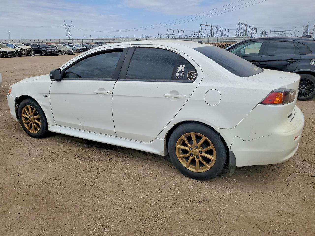 2015 Mitsubishi Lancer Es White vin: JA32U2FU3FU009732