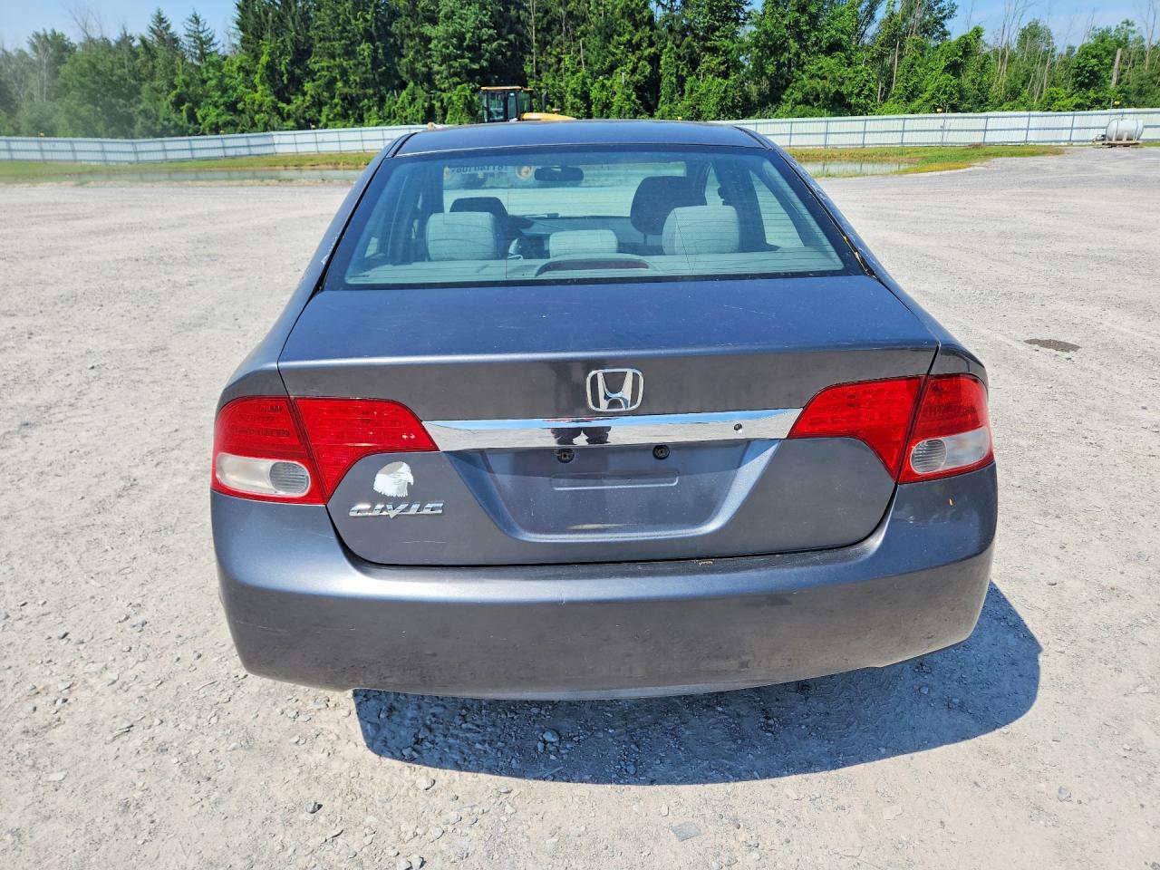 2009 Honda Civic Lx Gray vin: 2HGFA16589H538911