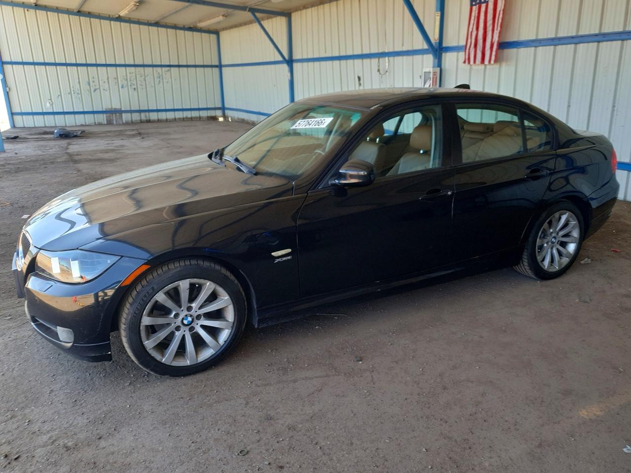 2009 Bmw 328 Xi Sulev Черный vin: WBAPK53529A513199