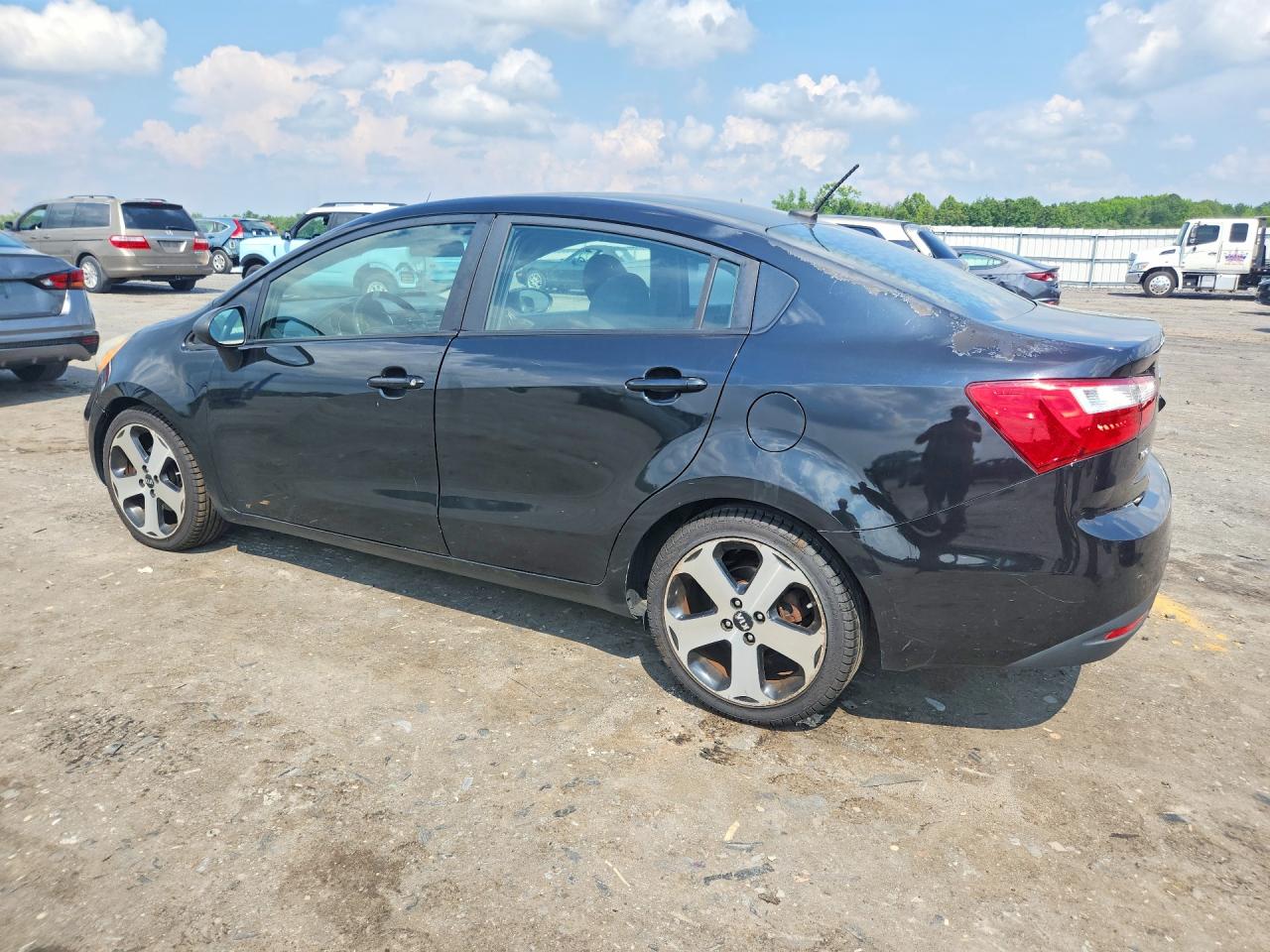 2012 Kia Rio Sx Black vin: KNADN4A30C6046607