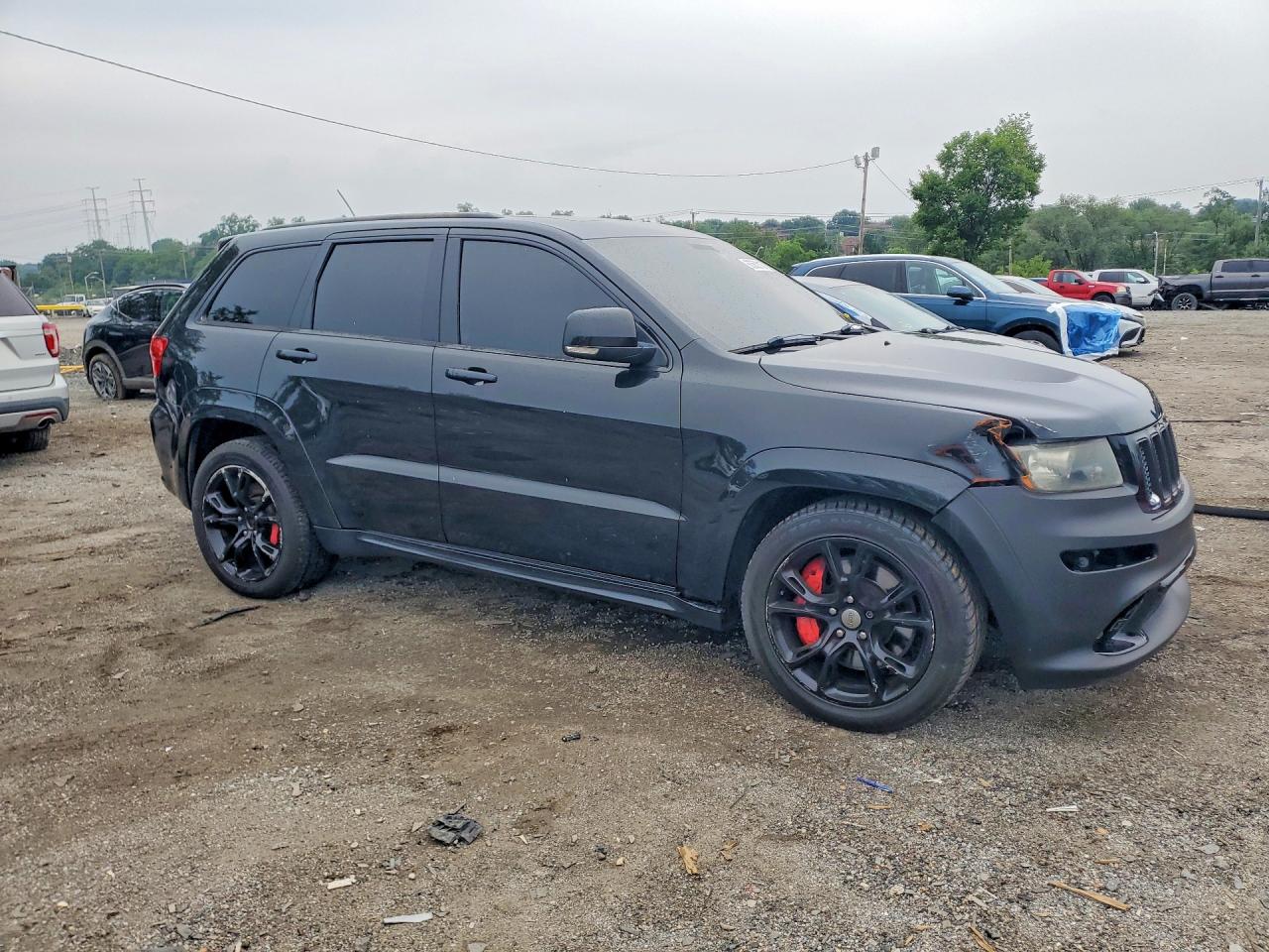 2012 Jeep Grand Cherokee Srt-8 Black vin: 1C4RJFDJ4CC352088