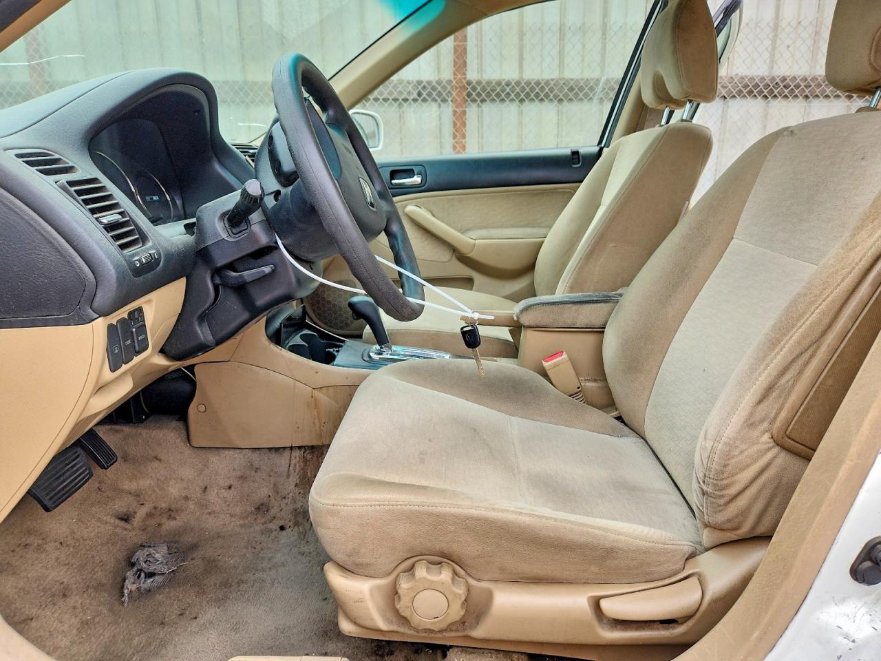2004 Honda Civic Hybrid White vin: JHMES96684S006458