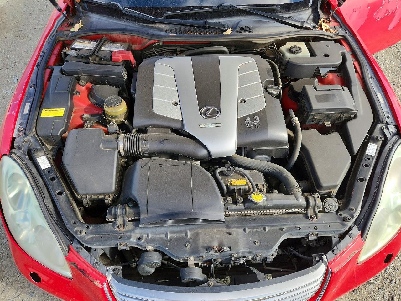 2002 Lexus Sc 430 Red vin: JTHFN48YX20010629