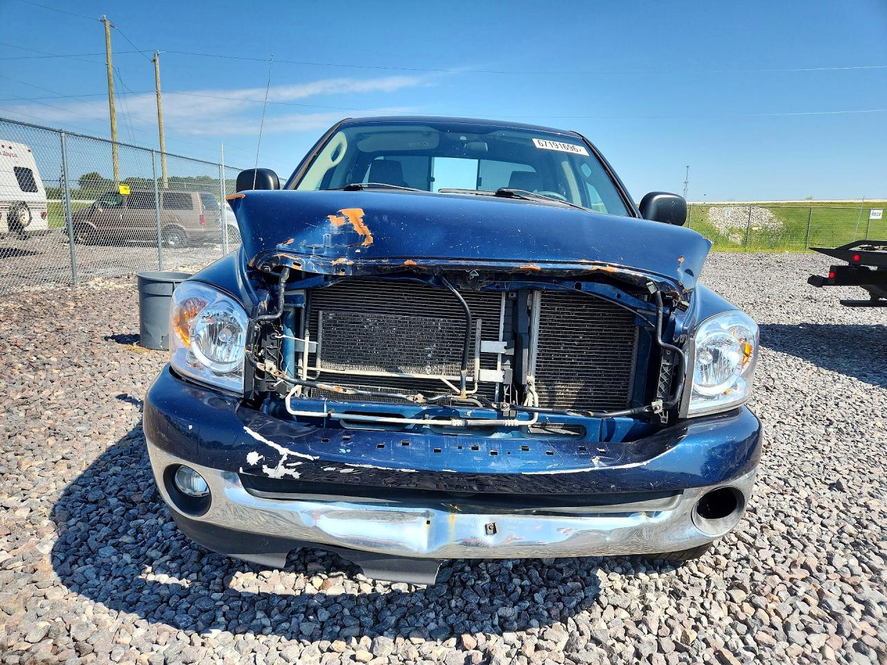 2007 Dodge Ram 1500 St Blue vin: 1D7HU18227J595804