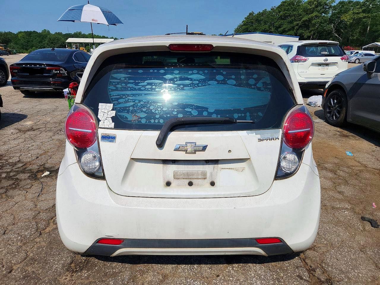 2013 Chevrolet Spark 1lt White vin: KL8CC6S99DC518303