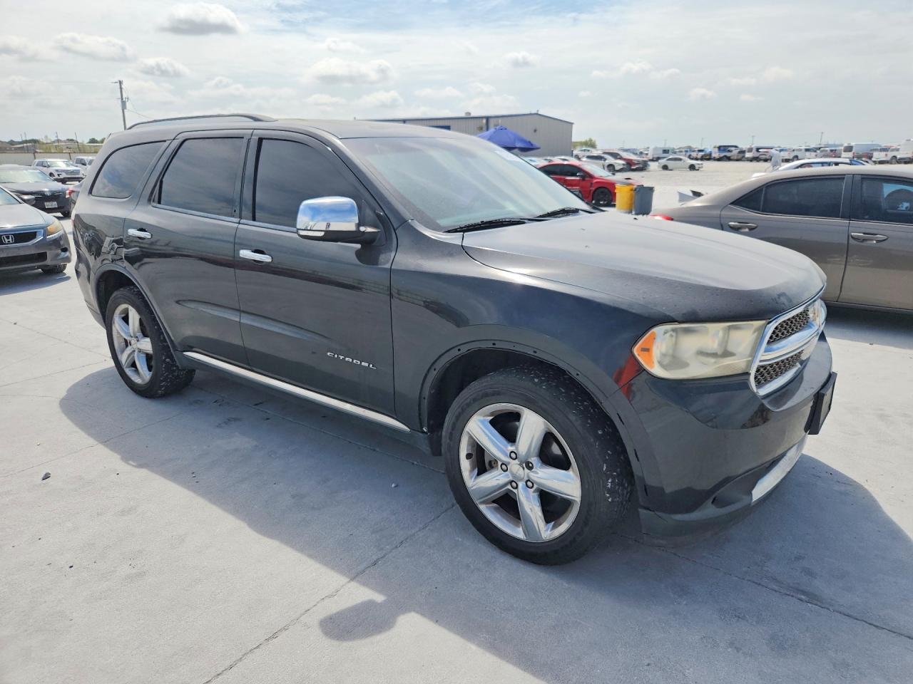 2013 Dodge Durango Citadel Черный vin: 1C4RDHEGXDC690781