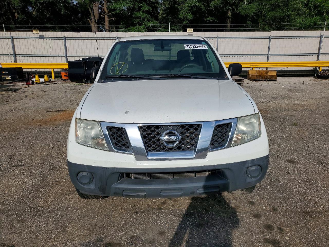 2015 Nissan Frontier S White vin: 1N6AD0ER7FN766459