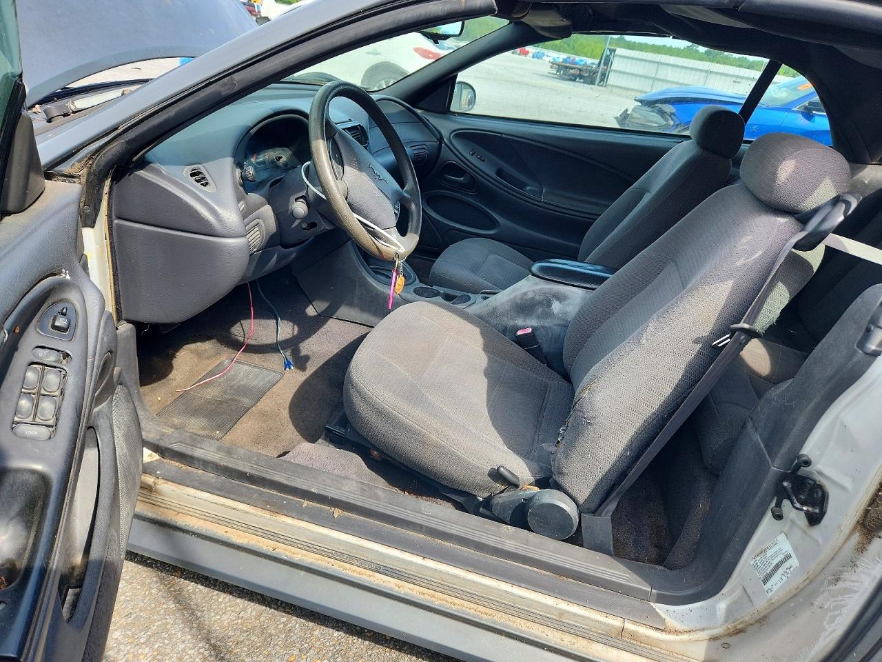 2000 Ford Mustang Gray vin: 1FAFP4444YF281096