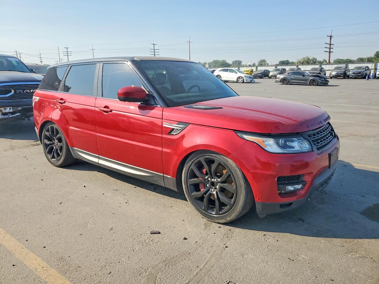2014 Land Rover Range Rover Sport Sc Red vin: SALWR2TF5EA377316