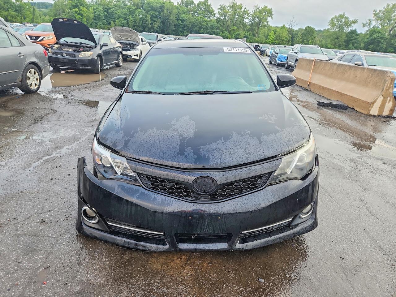 2012 Toyota Camry Se V6 Black vin: 4T1BK1FK5CU008492