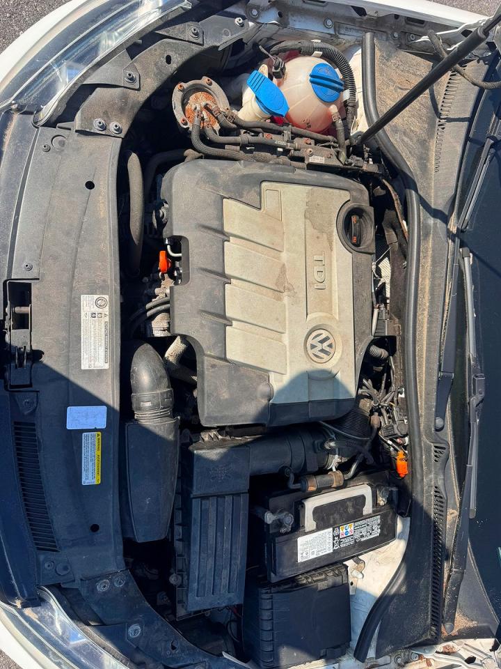 2013 Volkswagen Jetta Tdi Белый vin: 3VWML7AJ6DM645616