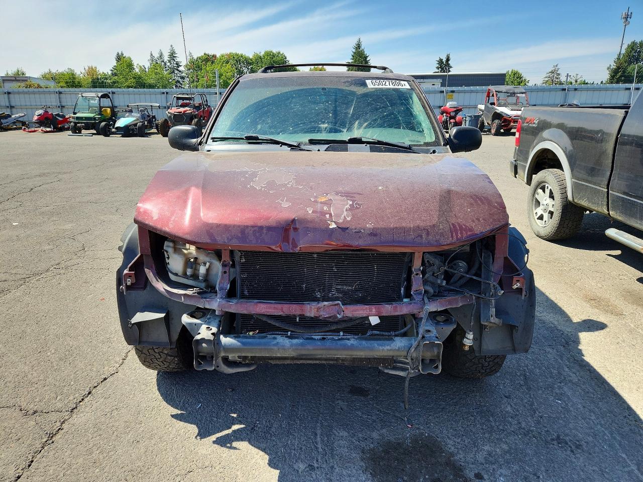 2006 Chevrolet Trailblazer Ls Burgundy vin: 1GNDT13S762110687