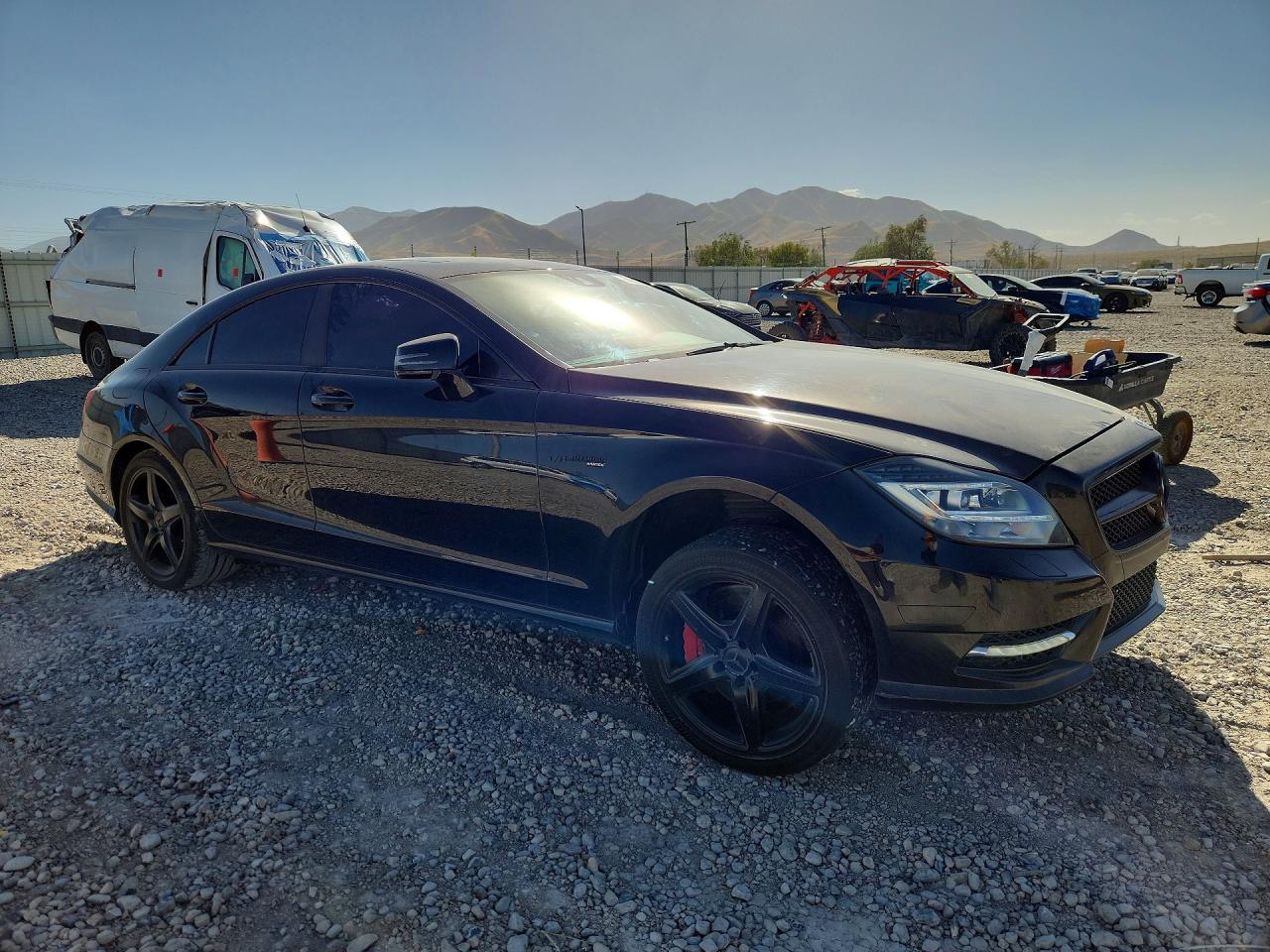 2014 Mercedes-benz Cls 550 4matic Black vin: WDDLJ9BB1EA127005