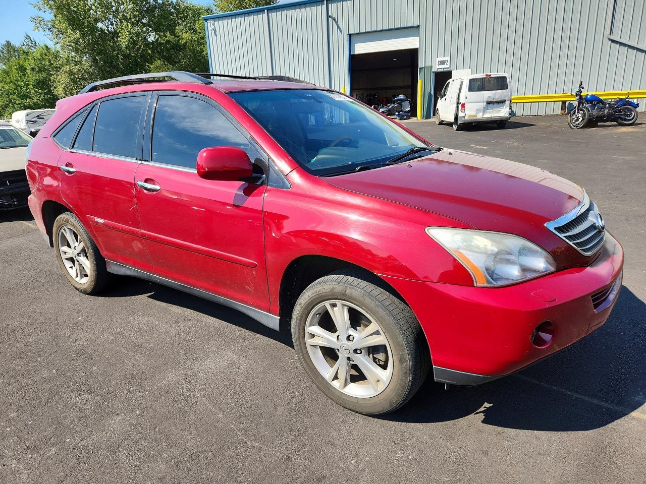 2008 Lexus Rx 400h Красный vin: JTJGW31U482006834