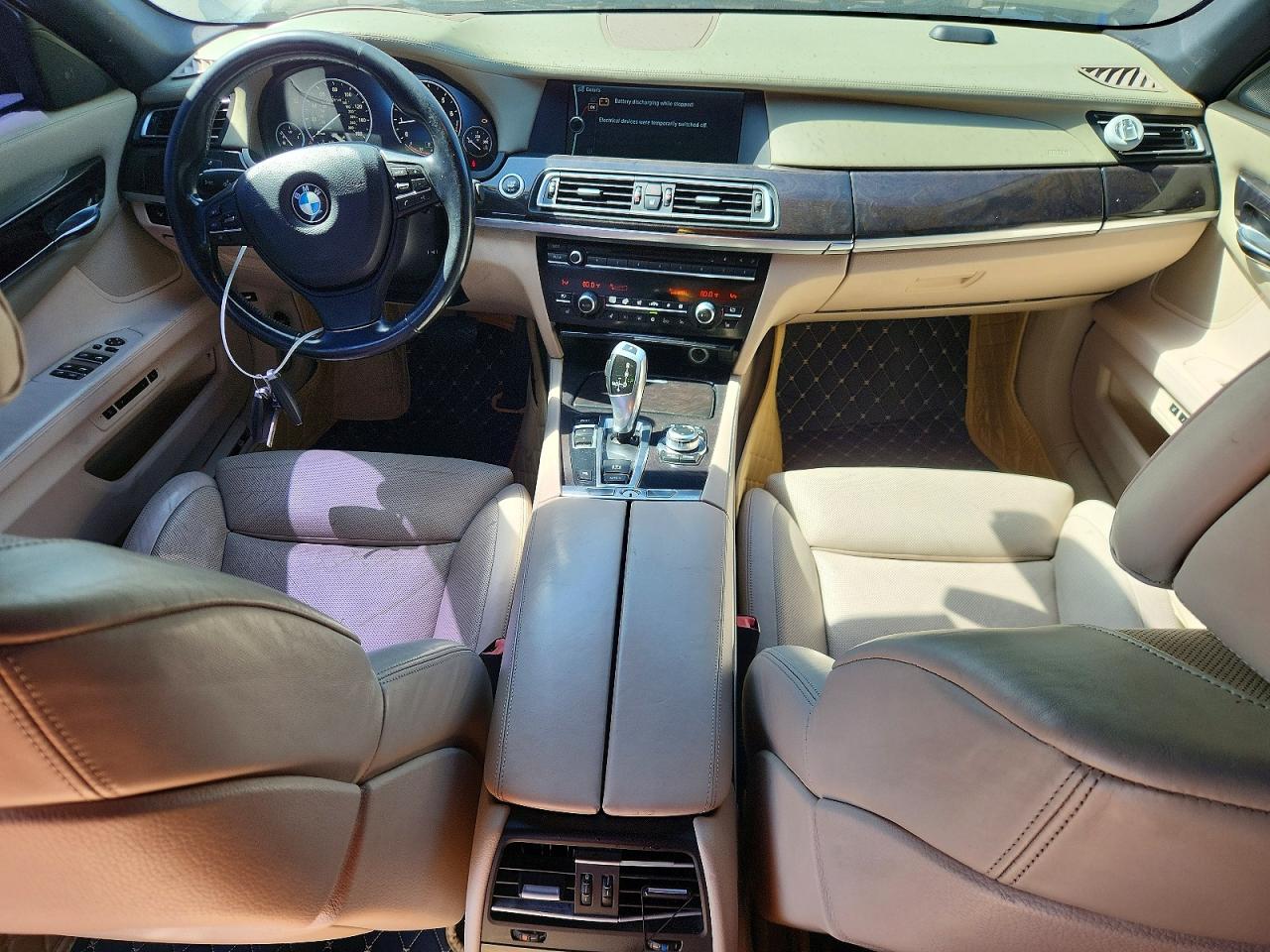 2011 Bmw 750 Li Черный vin: WBAKB8C55BCY65473