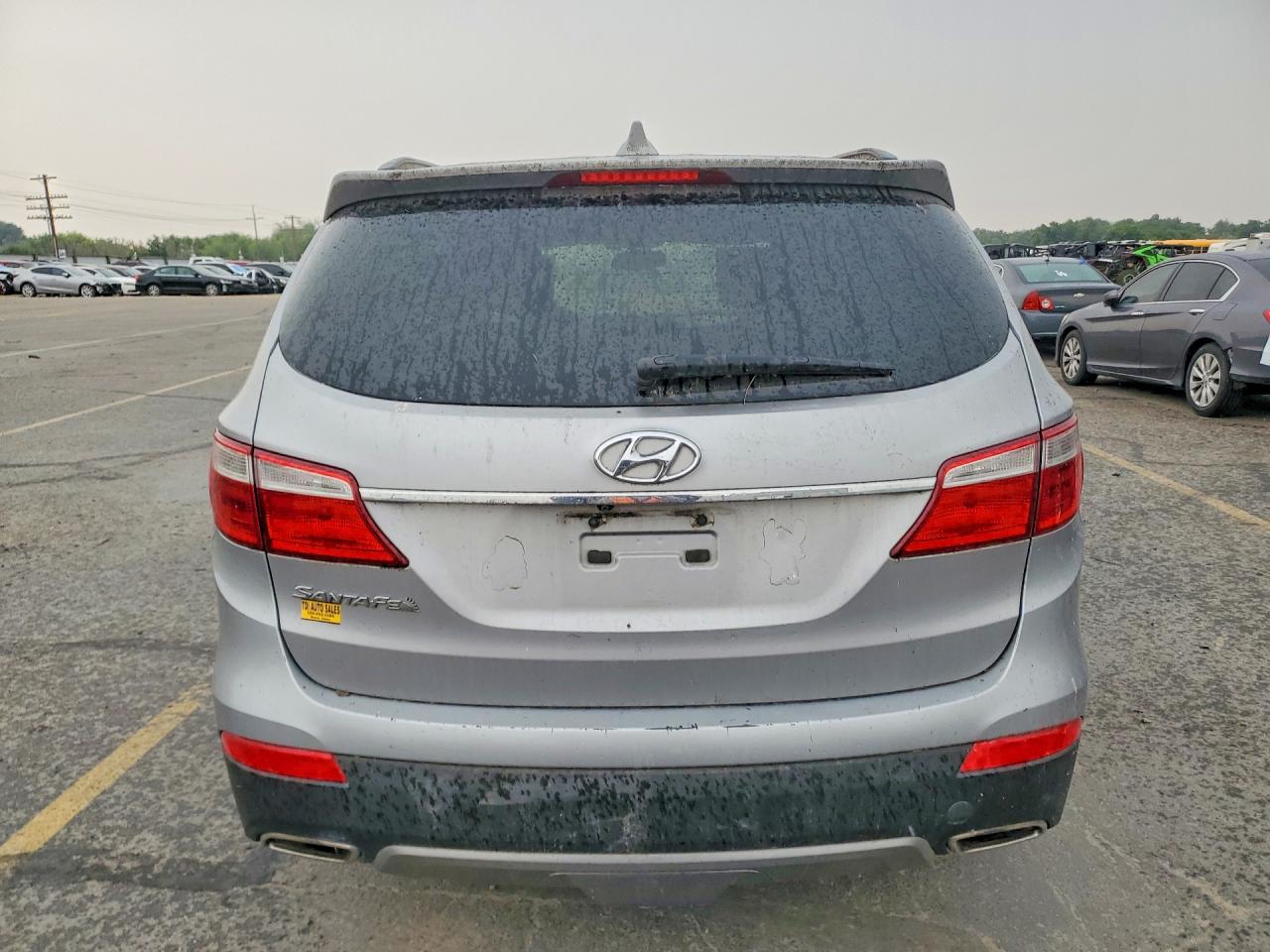 2014 Hyundai Santa Fe Gls Silver vin: KM8SM4HF8EU063680