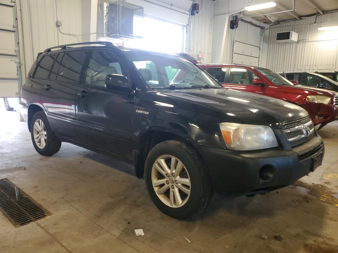 2006 Toyota Highlander Hybrid Black vin: JTEEW21A260015109