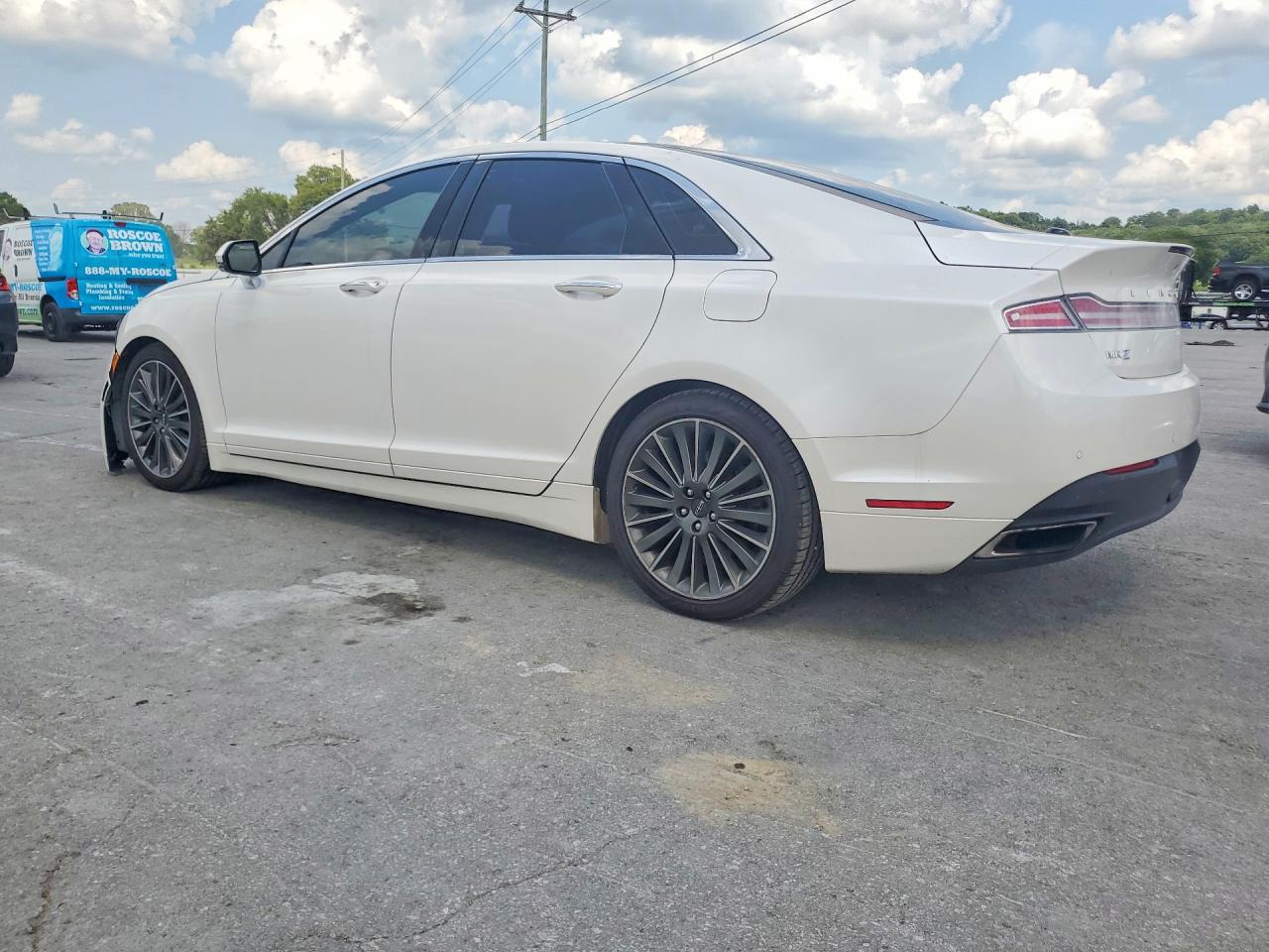 2015 Lincoln Mkz White vin: 3LN6L2J94FR617707