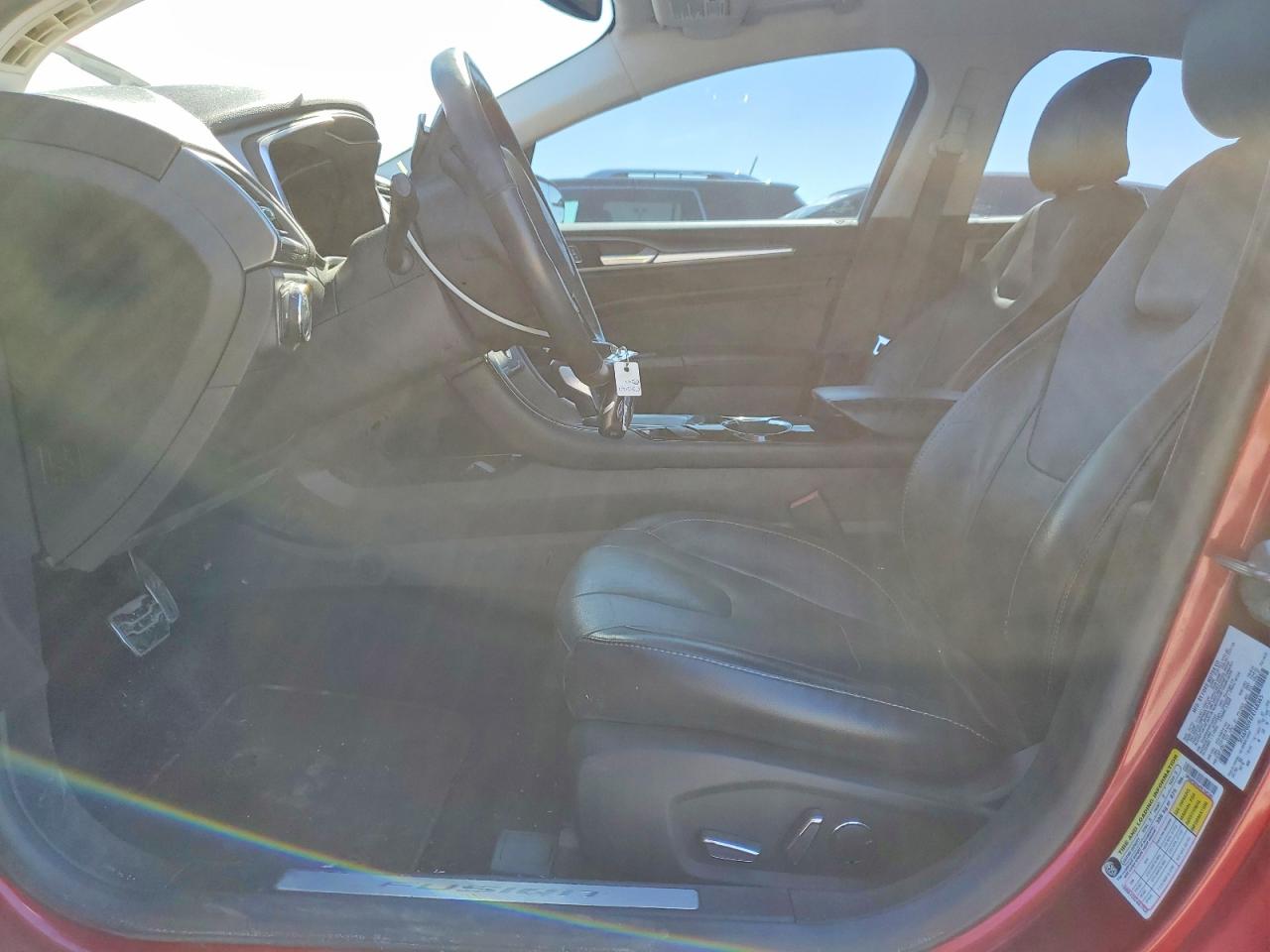 2015 Ford Fusion Titanium Red vin: 3FA6P0D94FR168365