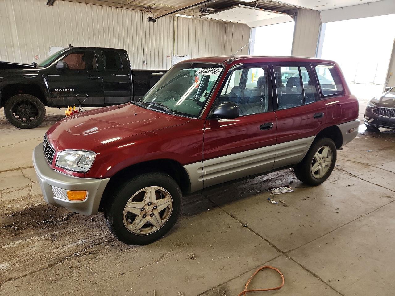 2000 Toyota Rav4 Base Maroon vin: JT3GP10V2Y0046778
