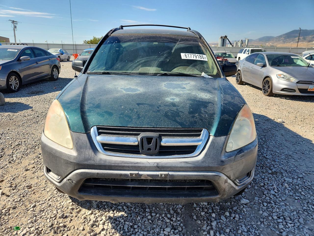 2004 Honda Cr-v Lx Green vin: JHLRD78474C023536