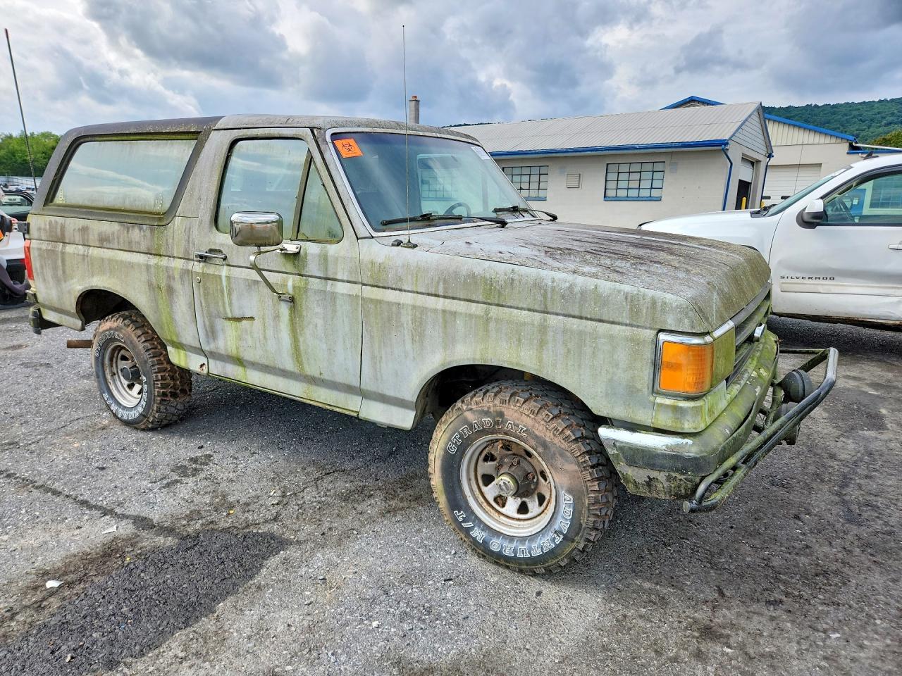 1989 Ford Bronco U100 Gray vin: 1FMEU15N9KLA18899