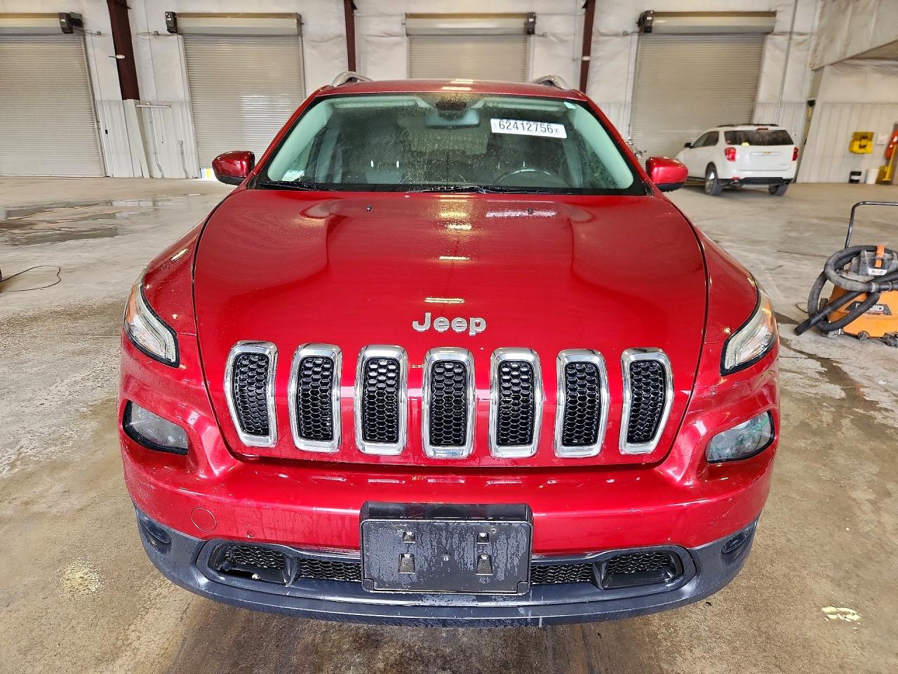 2014 Jeep Cherokee Latitude Red vin: 1C4PJMCSXEW232433