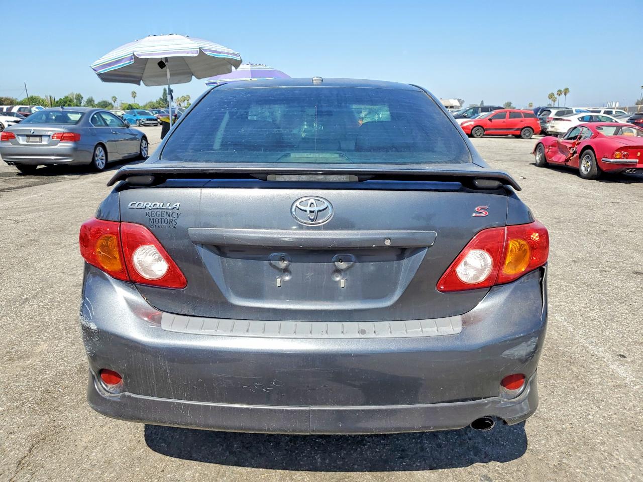 2009 Toyota Corolla S Gray vin: 1NXBU40E09Z141216
