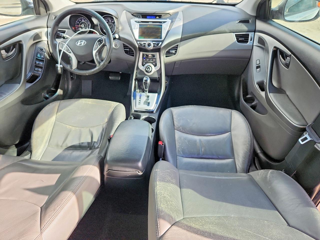2012 Hyundai Elantra Limited Silver vin: 5NPDH4AE9CH139482