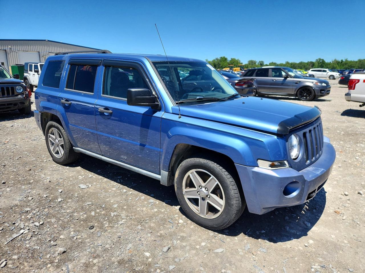 2007 Jeep Patriot Sport Blue vin: 1J8FF28W57D170623
