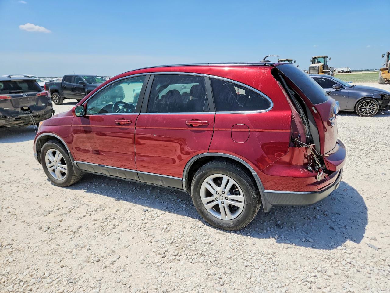 2011 Honda Cr-v Exl Red vin: 5J6RE4H7XBL035268