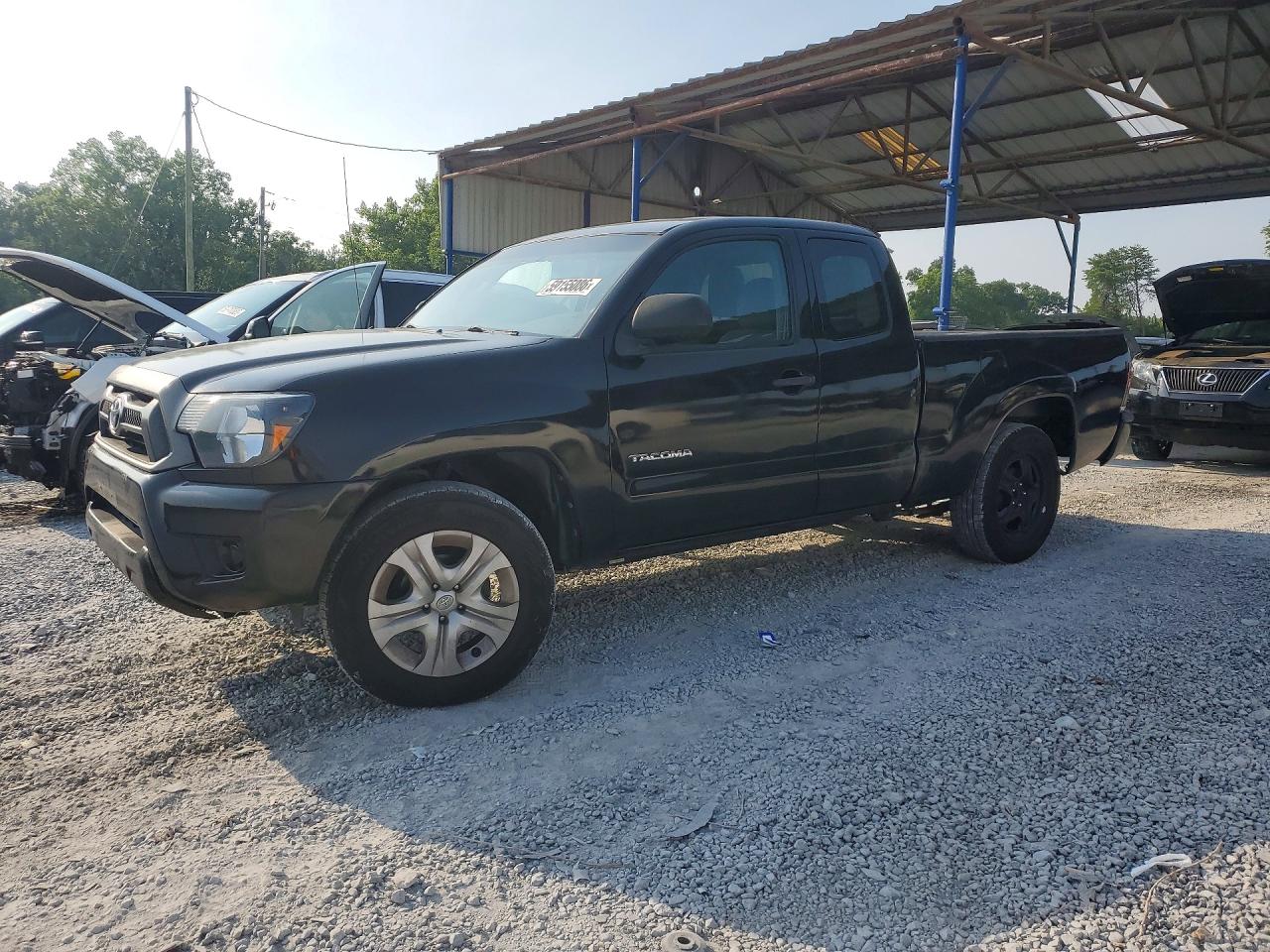 2012 Toyota Tacoma Access Cab Black vin: 5TFTX4CN9CX021268