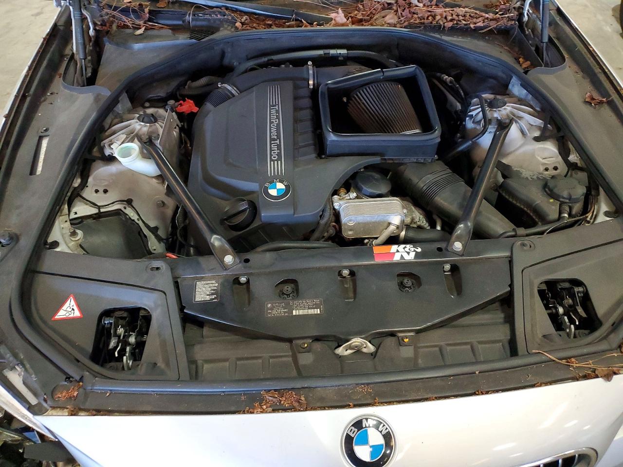 2014 Bmw 535 I Silver vin: WBA5B1C53ED479881