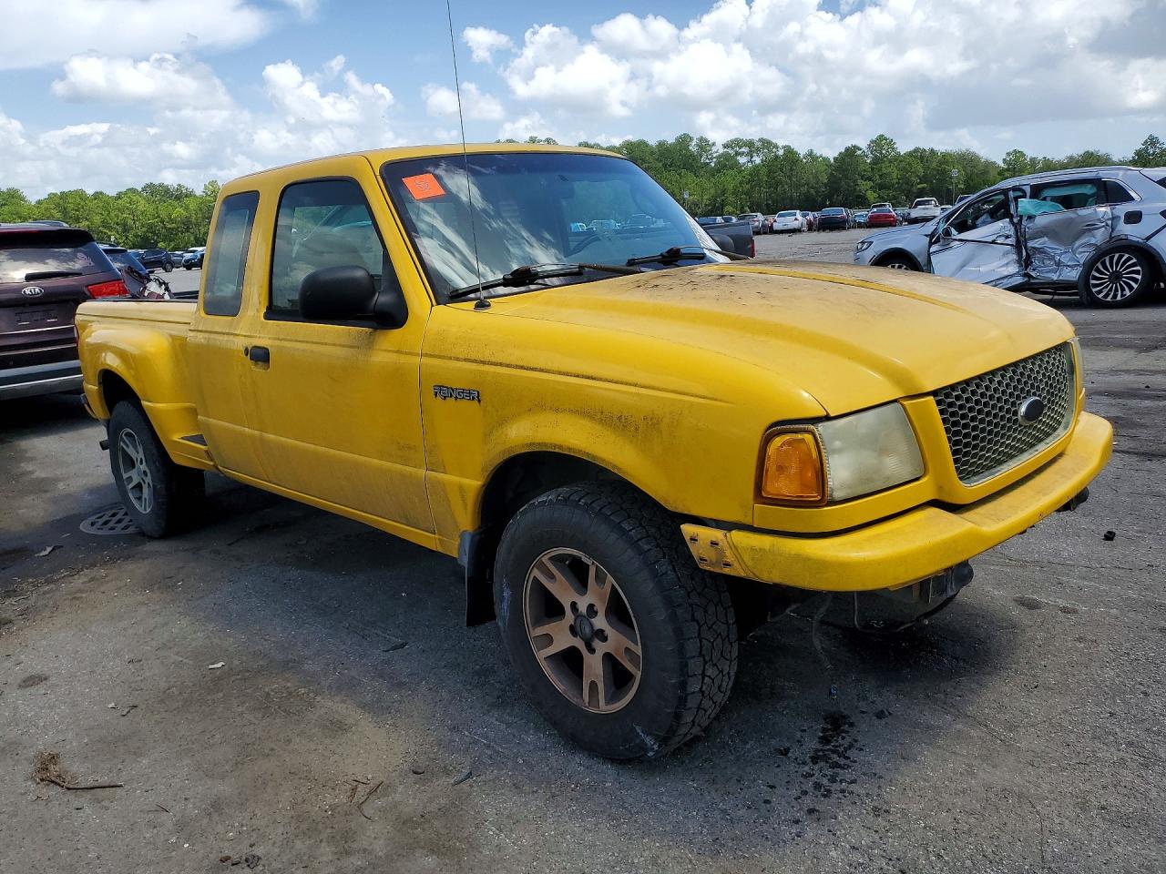 2003 Ford Ranger Super Cab Yellow vin: 1FTYR44V43PA24769
