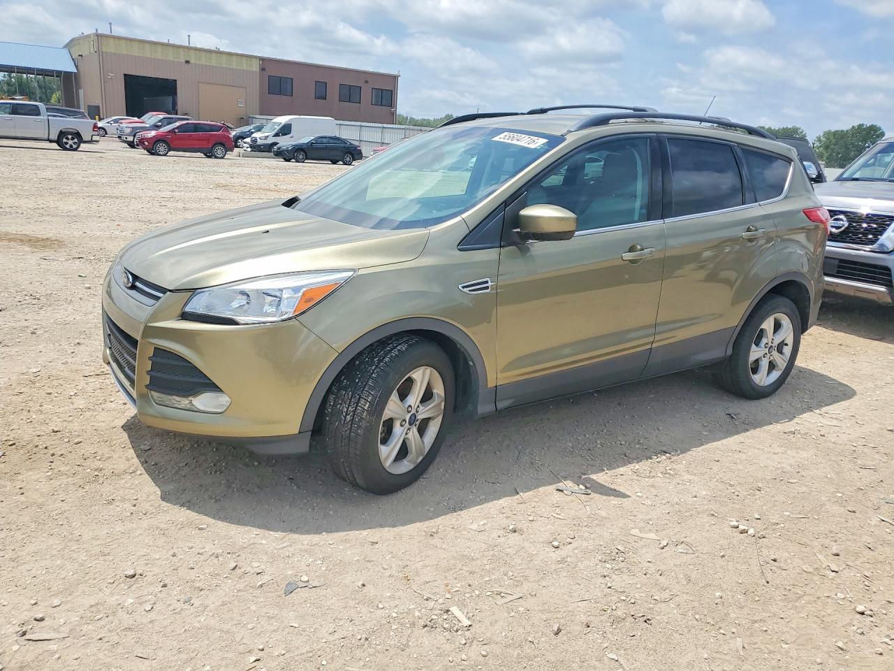 2013 Ford Escape Se Green vin: 1FMCU0GX7DUD10046