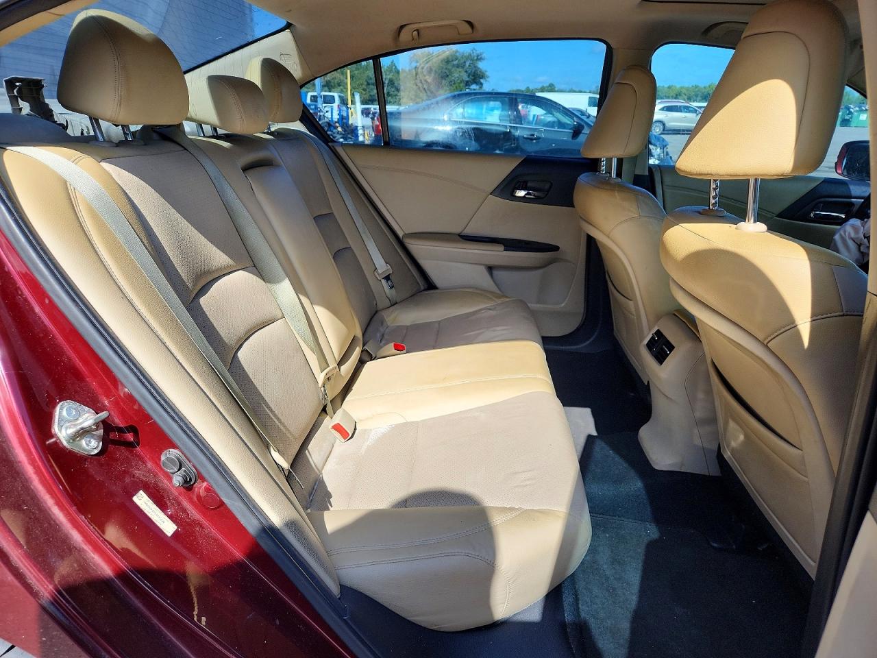 2014 Honda Accord Exl Maroon vin: 1HGCR3F87EA033226